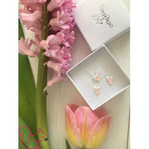 Balettcipő kislány ékszer szett, Kristály