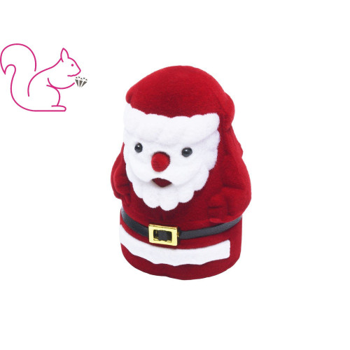 Mikulás bársony ékszertartó doboz