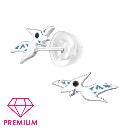 Pterodactylus dinó gyerek prémium stift fülbevaló 925 ezüst