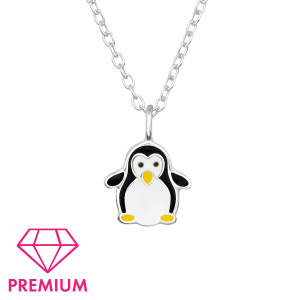Pingvines gyerek ezüst prémium kislány nyaklánc Pingvines gyerek ezüst prémium kislány nyaklánc