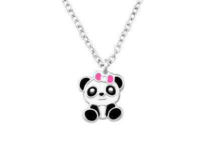 Pandamaci ezüst kislány nyaklánc Pandamaci ezüst kislány nyaklánc