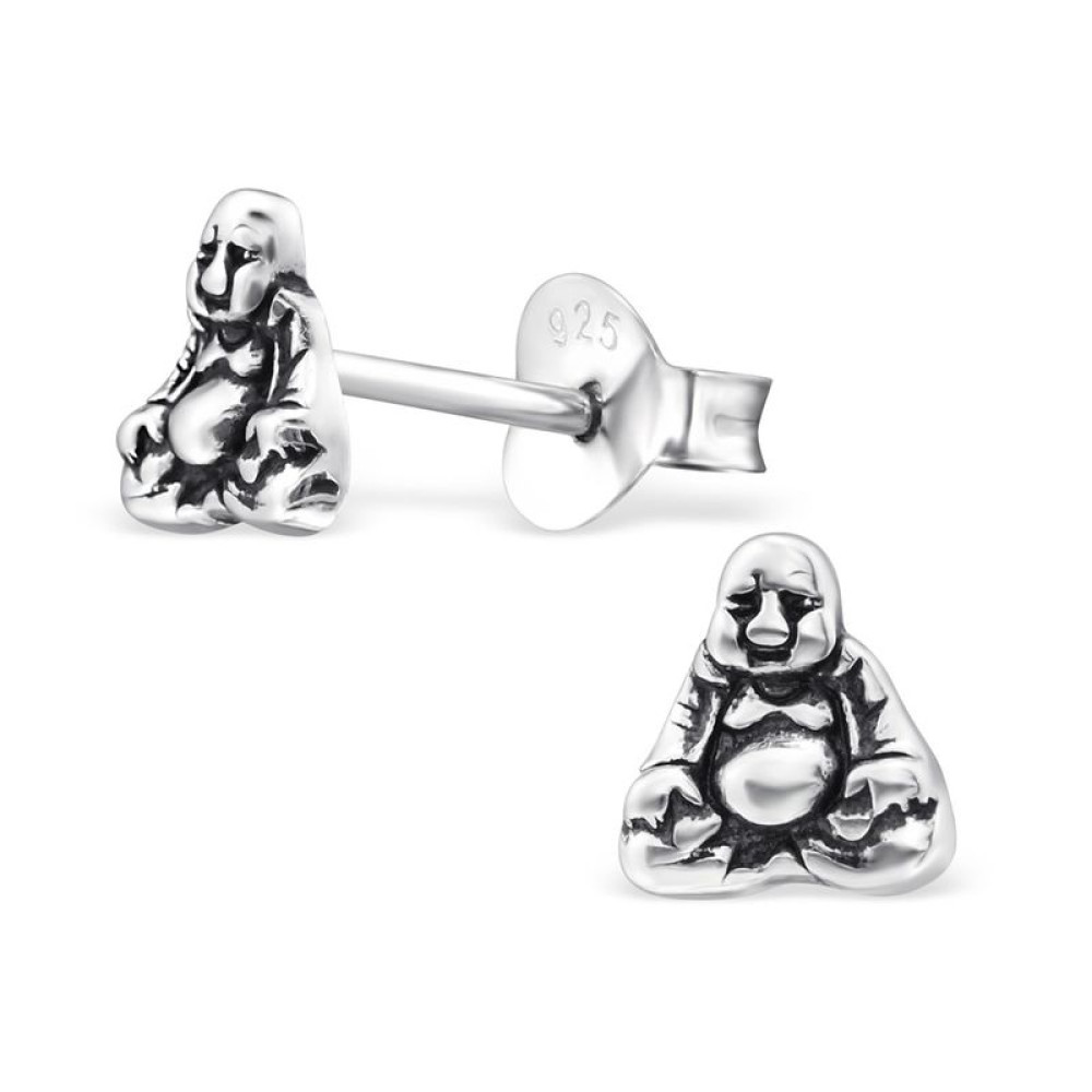 Buddha gyerek stift ezüst fülbevaló Buddha gyerek stift ezüst fülbevaló