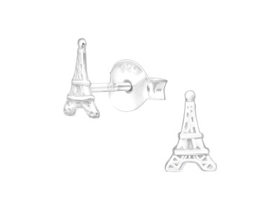 Eiffel tornyos gyerek stift ezüst fülbevaló