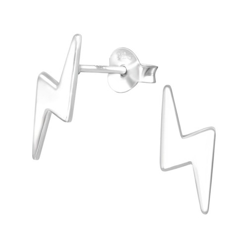 Villámos gyerek stift ezüst fülbevaló