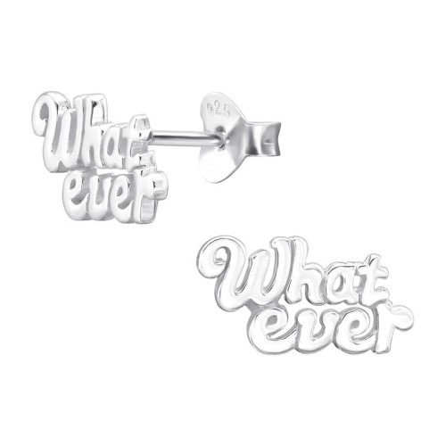 What Ever gyerek stift ezüst fülbevaló