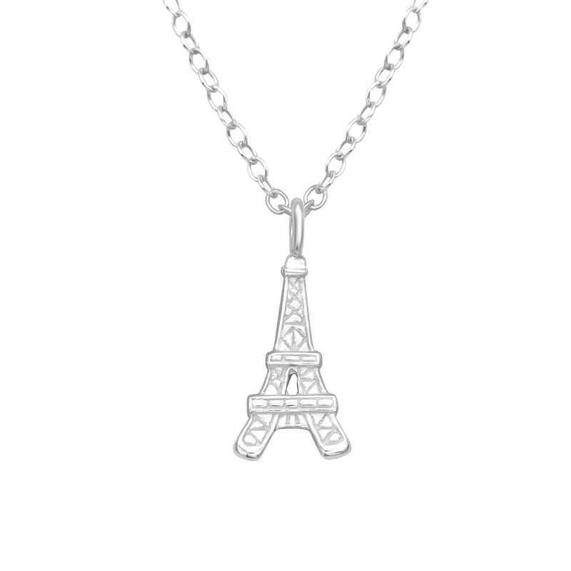 Parizsi Eiffel torony 925 ezüst lány nyaklánc