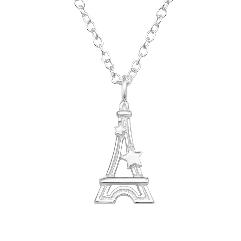 Párizs Eiffel torony 925 ezüst lány nyaklánc