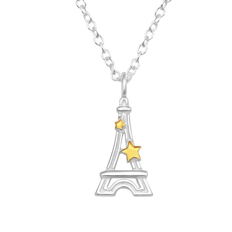 Eiffel torony Párizs 925 ezüst lány nyaklánc
