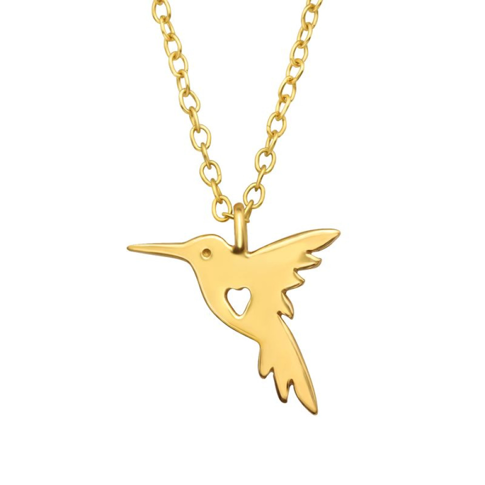 Kolibri Aranyozott 925 ezüst lány nyaklánc