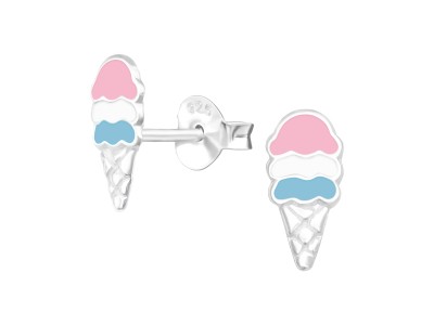 Fagylalt tölcsérben fülbevaló Fagylalt tölcsérben fülbevaló