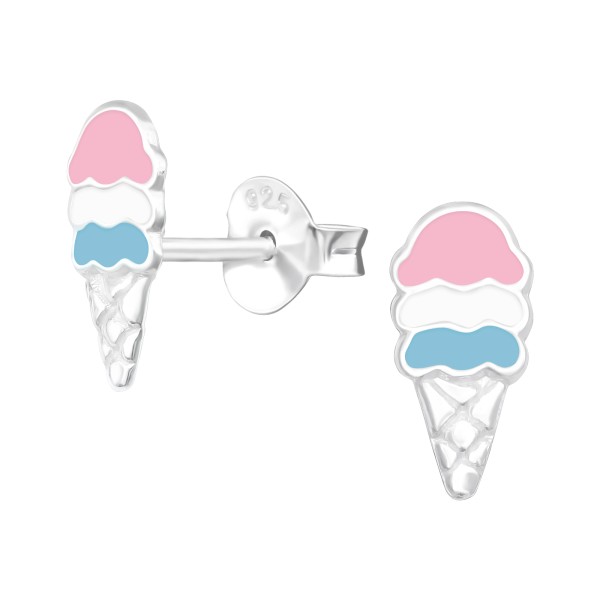 Fagylalt tölcsérben fülbevaló Fagylalt tölcsérben fülbevaló