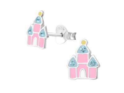 Kastély fülbevaló, 1 pár Kastély fülbevaló, 1 pár