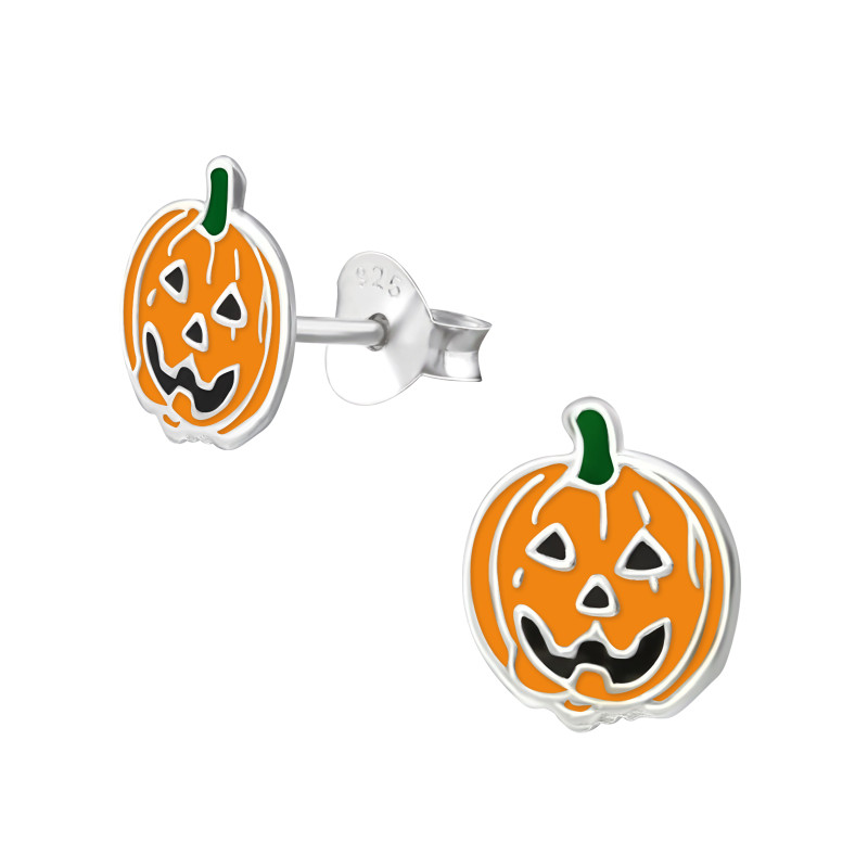 Halloween tök kislány fülbevaló