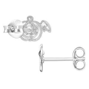 Halloweeni tök gyerek stift kristály fülbevaló 925 ezüst