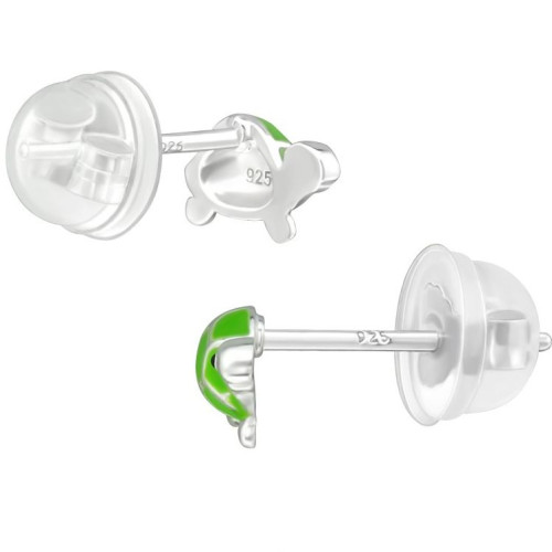 Teknős gyerek prémium stift fülbevaló 925 ezüst Teknős gyerek prémium stift fülbevaló 925 ezüst