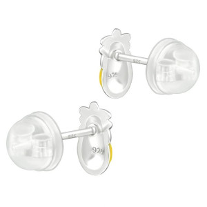Ananász gyerek prémium stift fülbevaló 925 ezüst