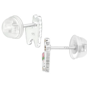 Láma gyerek prémium stift fülbevaló 925 ezüst