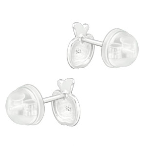 Alma gyerek prémium stift fülbevaló 925 ezüst