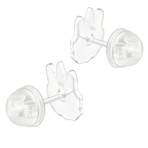 Láma fej gyerek prémium stift fülbevaló 925 ezüst