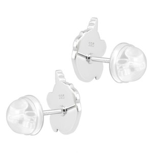 Unikornis színes sörényes gyerek prémium stift fülbevaló 925 ezüst