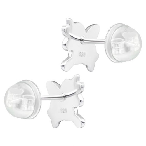 Színes egyszarvú gyerek prémium stift fülbevaló 925 ezüst Színes egyszarvú gyerek prémium stift fülbevaló 925 ezüst