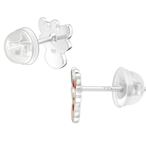 Rénszarvas gyerek prémium ezüst stift fülbevaló