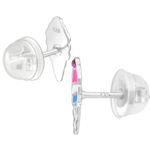 Fagyi prémium ezüst stift lány fülbevaló