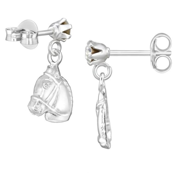 Ló kristály ezüst fülbevaló Ló kristály ezüst fülbevaló