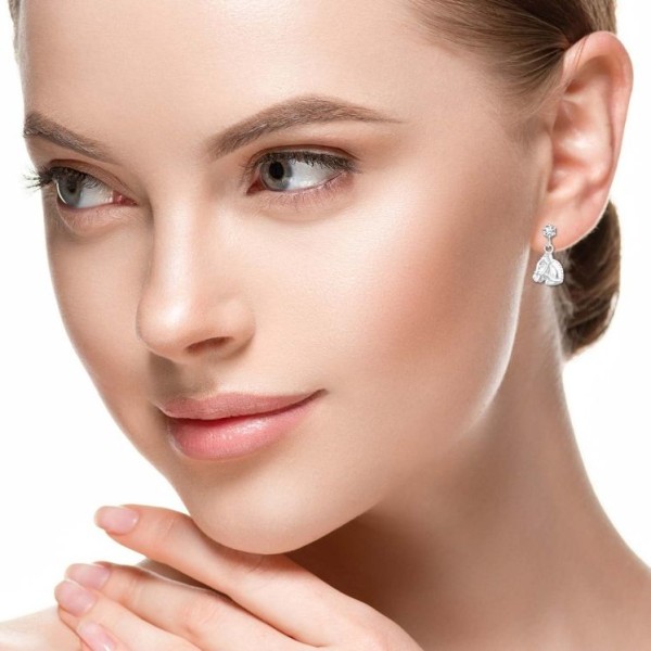 Ló kristály ezüst fülbevaló Ló kristály ezüst fülbevaló