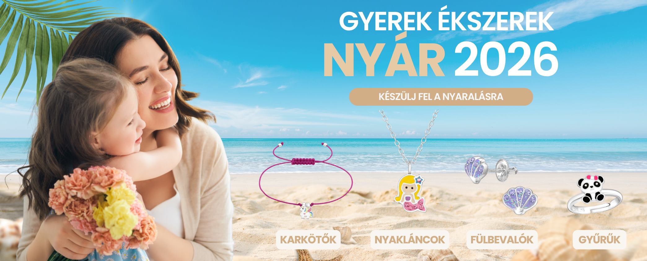 2026 nyári gyerek ékszerek