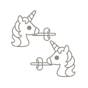 Ezüst Gyerek Stift Fülbevaló